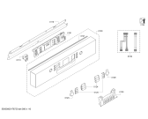 Схема №2 SN35L430EU с изображением Панель управления для электропосудомоечной машины Siemens 00743324
