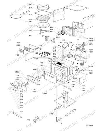 Схема №1 AMW 520 WH с изображением Сенсорная панель для свч печи Whirlpool 481245350038
