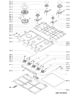 Схема №1 GDK73BBBNA с изображением Держатель для плиты (духовки) Whirlpool 481010571001