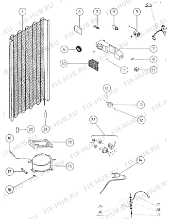 Схема №1 RG2410TRECO (F018651) с изображением Декоративная панель для холодильника Indesit C00117298