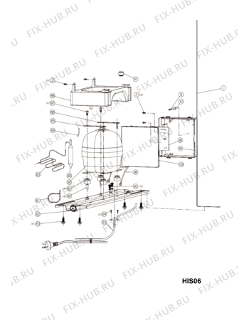 Схема №1 BMD725GHF (F087935) с изображением Дверь для холодильной камеры Indesit C00484562