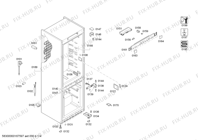 Схема №1 KG36NNL20 Action с изображением Крышка кнопки для холодильника Siemens 00623241