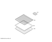Схема №2 B8732N0GB с изображением Дисплейный модуль для плиты (духовки) Bosch 00664917