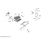 Схема №1 3KFL7653 с изображением Дверь морозильной камеры для холодильника Bosch 00479828