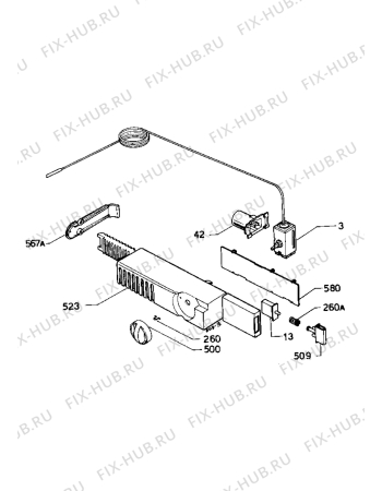 Взрыв-схема холодильника Zanussi ZPL9243 - Схема узла Electrical equipment