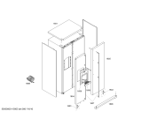 Схема №2 RS495310 с изображением Втулка для холодильной камеры Bosch 00603927