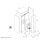 Схема №2 SK525264 с изображением Уплотнитель для холодильника Bosch 00420076