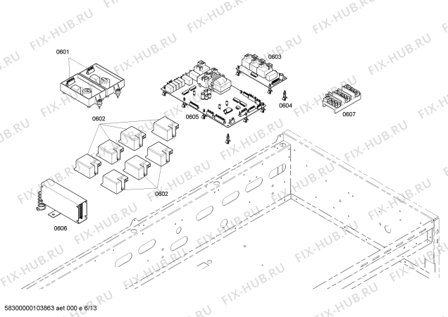 Схема №1 PG486GLBS с изображением Переключатель для плиты (духовки) Bosch 00423144