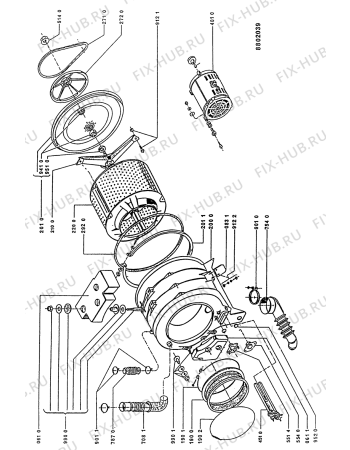 Схема №2 F 444 с изображением Указатель для стиралки Whirlpool 481941258408