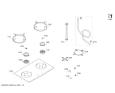Схема №1 PBD7231MP с изображением Варочная панель для плиты (духовки) Bosch 00246218