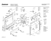 Схема №2 CG313J1 с изображением Передняя панель для электропосудомоечной машины Bosch 00295995