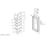 Схема №1 4GV1720A с изображением Дверь для холодильника Bosch 00246073