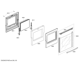 Схема №1 HES252U с изображением Модуль для духового шкафа Bosch 00445292