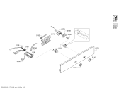 Схема №2 HBA23B560J с изображением Панель управления для духового шкафа Bosch 00673591