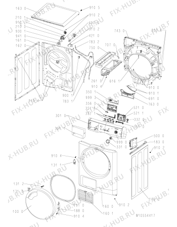 Схема №1 TK UNIQ 73A DI с изображением Модуль (плата) для стиралки Whirlpool 481010552214