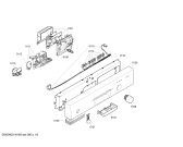 Схема №1 SGI33E05TR с изображением Передняя панель для посудомоечной машины Bosch 00670599