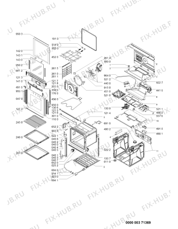 Схема №1 BLTC 8100 ES/L с изображением Дверка для электропечи Whirlpool 480121103543