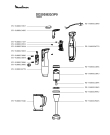 Схема №1 DD2035EG/3P0 с изображением Часть корпуса для электромиксера Moulinex FS-9100034779