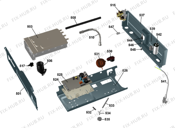 Схема №1 W6430 DK   -White (900003385, WM55DK) с изображением Наставление для стиралки Gorenje 249764