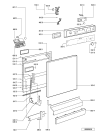 Схема №1 GSFS 4451 WS с изображением Обшивка для посудомойки Whirlpool 481245372134