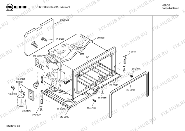 Схема №1 U1320N0GB с изображением Ручка управления духовкой для плиты (духовки) Bosch 00181675