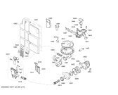 Схема №2 SGU57M45AU с изображением Передняя панель для электропосудомоечной машины Bosch 00448695