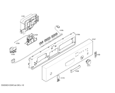 Схема №1 SHU43D02UC Electronic с изображением Панель управления для электропосудомоечной машины Bosch 00219274
