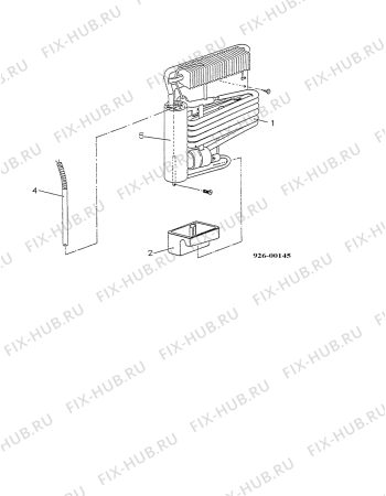 Взрыв-схема холодильника Electrolux RE1400 - Схема узла Cooling generator