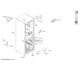 Схема №1 KGN33NW3A Bosch с изображением Дверь для холодильной камеры Bosch 00716294