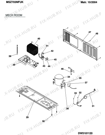 Схема №1 MSZ702NFUK (F034271) с изображением Дверца для холодильника Indesit C00142446