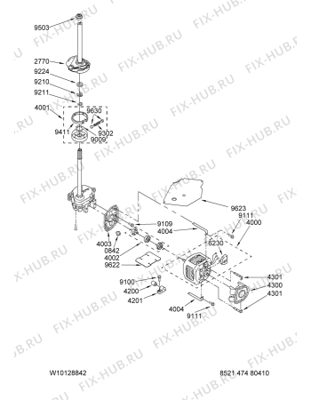 Схема №3 4KHTW4505TQ0 с изображением Обшивка для стиральной машины Whirlpool 480110100378