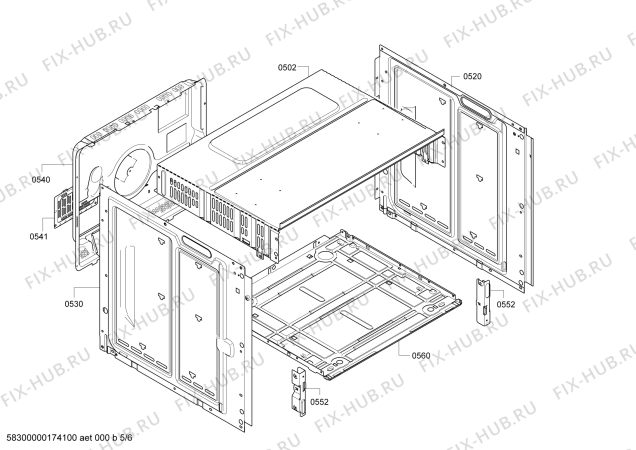 Схема №2 P1HEC63121 с изображением Панель управления для духового шкафа Bosch 00749349