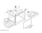 Схема №2 HB532E0 с изображением Фронтальное стекло для плиты (духовки) Siemens 00248231