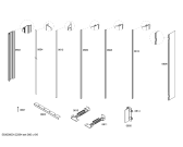 Схема №2 FID24P30 с изображением Монтажный набор для холодильника Bosch 00667950