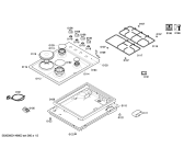 Схема №1 OC53E с изображением Столешница для плиты (духовки) Bosch 00249417
