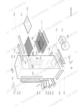 Схема №1 ARF 224/4 с изображением Панель управления для холодильной камеры Whirlpool 481245228767