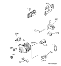Схема №2 F35400IMO с изображением Блок управления для электропосудомоечной машины Aeg 973911669001043