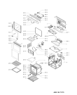 Схема №1 WOS52EM4AS с изображением Дверца для духового шкафа Whirlpool 481010467012