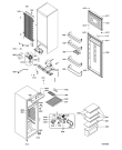 Схема №1 WTE2510 W с изображением Рефлектор для холодильной камеры Whirlpool 481225568016