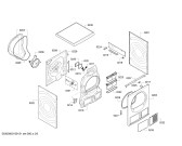 Схема №1 WTW86390 с изображением Панель управления для электросушки Bosch 00702868