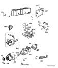 Схема №3 F55200VI0 с изображением Блок управления для посудомоечной машины Aeg 973911566015039