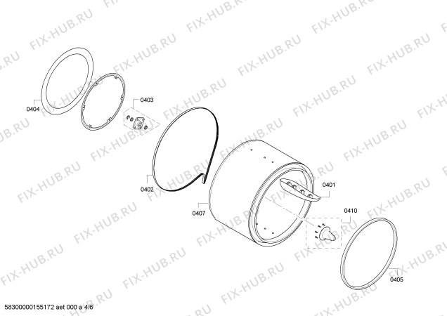 Схема №2 3SC74300A с изображением Панель управления для сушилки Bosch 00701534