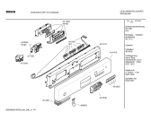 Схема №3 SGI43A45AU с изображением Передняя панель для электропосудомоечной машины Bosch 00436475