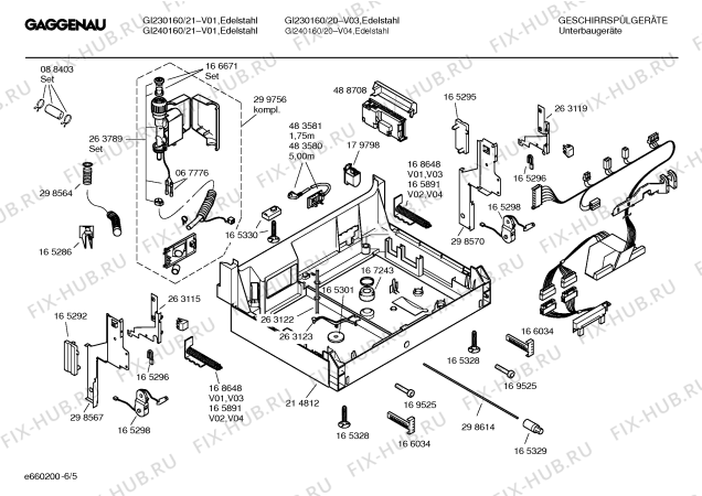 Схема №3 GI230160 с изображением Краткая инструкция для электропосудомоечной машины Bosch 00584773