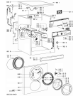 Схема №2 AWO/D 8120 с изображением Модуль (плата) для стиралки Whirlpool 480111105004