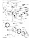 Схема №2 AWO/D 8120 с изображением Блок управления для стиралки Whirlpool 481074291966