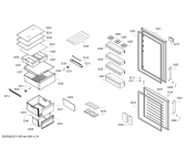 Схема №1 KGN49XI2OR Bosch с изображением Дверь для холодильника Bosch 00718508