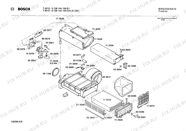 Схема №2 WMT6210351 T610 с изображением Корпусная деталь Bosch 00117150