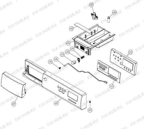 Взрыв-схема стиральной машины Gorenje WMC55 V NO   -Titanium (170695, WMC55) - Схема узла 04