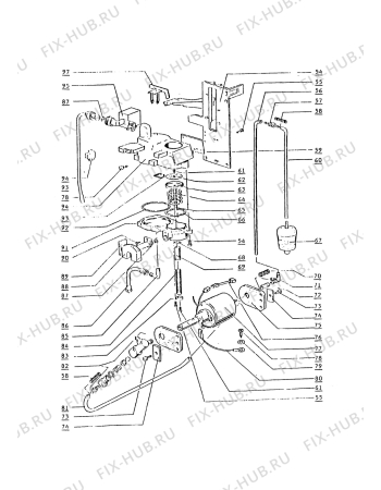 Схема №1 CAFELIER 1910 с изображением Рычаг для электрокофеварки DELONGHI SC6704340